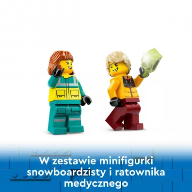 LEGO City Karetka i snowboardzista 60403