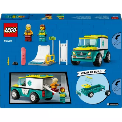 LEGO City Karetka i snowboardzista 60403