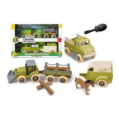 Mini farma traktor z przyczep� do skr�cania Artyk
