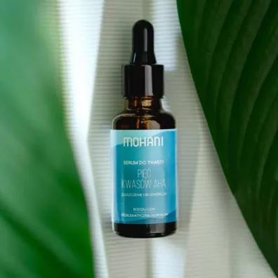 Mohani Regenerujco-zuszczajce serum do twarzy Pi Kwasw AHA 30 ml