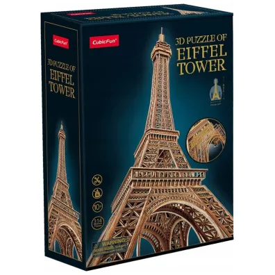 Puzzle 3d Wie�a Eiffla Cubic Fun