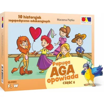 Historyjki obrazkowe. Papuga Aga opowiada cz.6