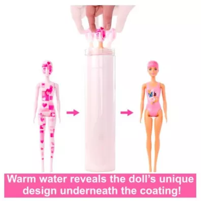 Barbie Color Reveal Lalka Seria Totalny Dins Ast. HJX55 Mattel
