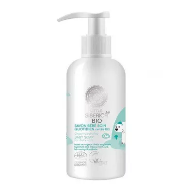 Waterwipes Chusteczki nawilane nasczane czyst wod Biodegradowalne + Little Siberica Organiczne mydo dla dzieci 0+ Zestaw 12 x 60 szt. + 250 ml