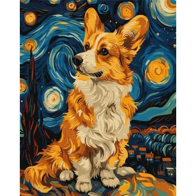 Ideyka Malowanie po numerach - Magiczny korgi 40x50cm