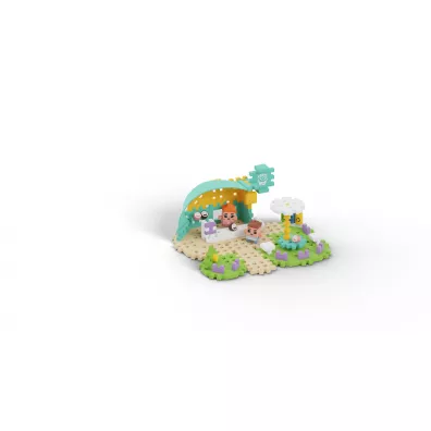 Mini Waffle City Klocki konstrukcyjne Mini Waffle 80 element�w City Kawiarnia MARIOINEX 903186