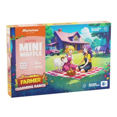 Mini Waffle KLOCKI KONSTR WAFLE MINI 100EL UROCZE RANCZO PUD