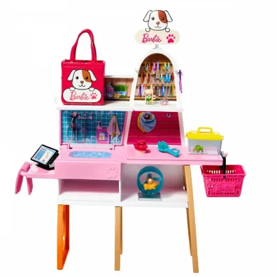 Barbie. Salon dla zwierzak�w Zestaw + Lalka GRG90 Mattel