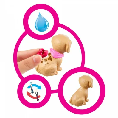 Barbie. Salon dla zwierzak�w Zestaw + Lalka GRG90 Mattel