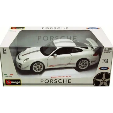 Bburago Model 1:18 Porsche GT3 RS 4.0 bia�y