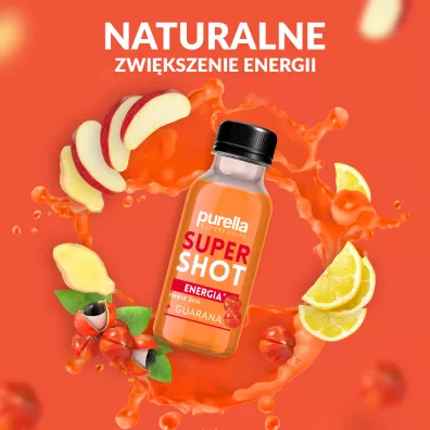 Purella Super Shot Energia imbir + guarana 100 ml