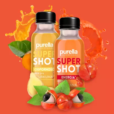 Purella Super Shot Energia imbir + guarana 100 ml