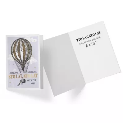 Kukartka Karnet B6 GS-020 Urodziny balon