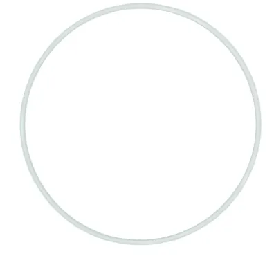 Aliga Ring metalowy bia�y 40cm