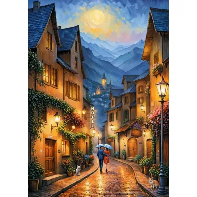 Puzzle 1000 el. A Quiet Stroll CherryPazzi