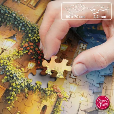 Puzzle 1000 el. A Quiet Stroll CherryPazzi