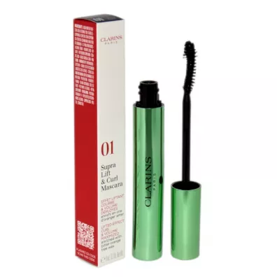 Clarins Supra Lift&Curl wodoodporny tusz wyd�u�aj�cy rz�sy 01 Black 8 ml
