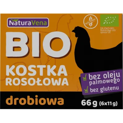 NaturaVena Kostka roso�owa drobiowa bezglutenowa 6 x 11 g Bio