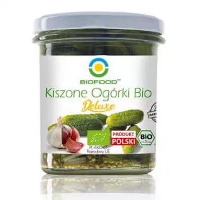 Bio Food Ogrki kiszone Deluxe 320 g Bio