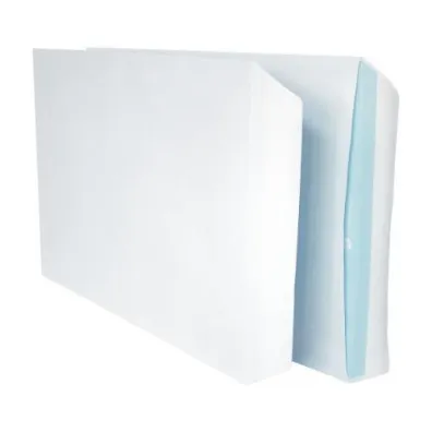 Koperta B5 SK (176x250) bia�a 90g poddruk niebieski 25szt