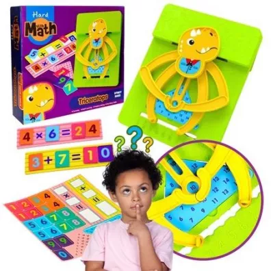 Mata edukacyjna dinozaur do nauki matematyki Maksik