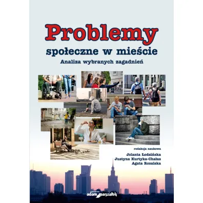 Problemy spo�eczne w mie�cie - Agata  Rozalska, Jolanta  �odzi�ska, Justyna  Kurtyka-Cha�as