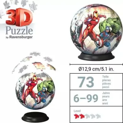 Puzzle 72 el. 3D Marvel Avengers Ravensburger