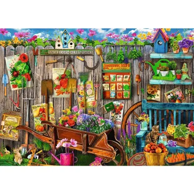 Puzzle 2x500 el. Prace w ogrodzie Trefl