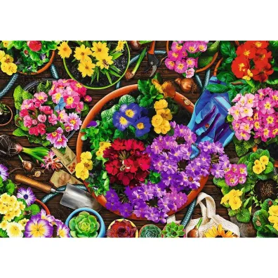 Puzzle 2x500 el. Prace w ogrodzie Trefl