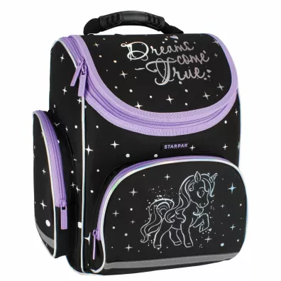 Tornister Unicorn czarny STARPAK 527143