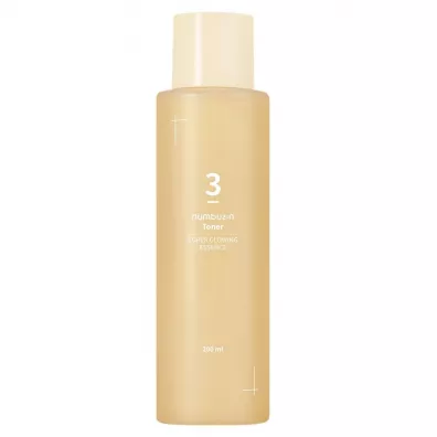 Numbuzin No.3 Super Glowing Essence Toner rozwietlajcy tonik-esencja do twarzy 200 ml