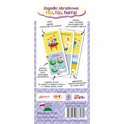 Zagadki obrazkowe. Hip, hip, hurra! Kapitan Nauka
