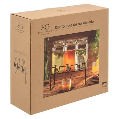 Secret de Gourmet Komplet s�oik�w z kranikiem 3 x 1.5 l