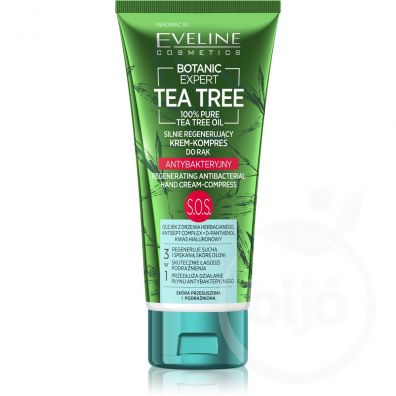 Eveline Cosmetics Botanic Expert Tea Tree krem-kompres do rk antybakteryjny silnie regenerujcy 100 ml