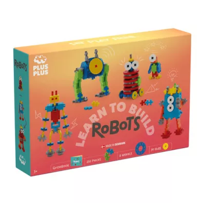 Plus-Plus klocki. Naucz si� budowa� roboty. 275 element�w