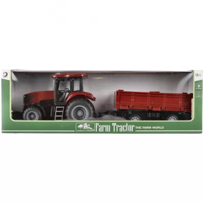 Traktor metaliczny z akcesoriami na bateri  MEGA CREATIVE 482966
