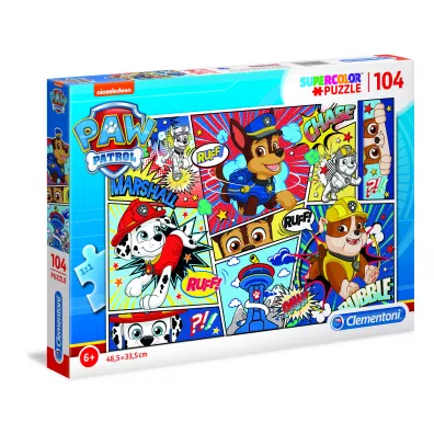Puzzle 104 el. Supercolor. Psi patrol Clementoni