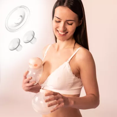 Babyono Podwjny laktator muszlowy elektryczny Twinny - bez uycia rk