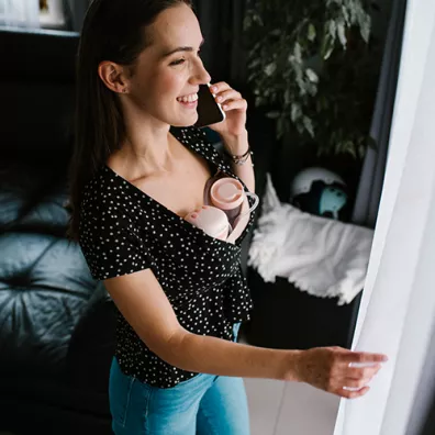 Babyono Podwjny laktator muszlowy elektryczny Twinny - bez uycia rk