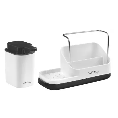 Vialli Design Organizer kuchenny z dozownikiem na pyn Livio Duo 8302