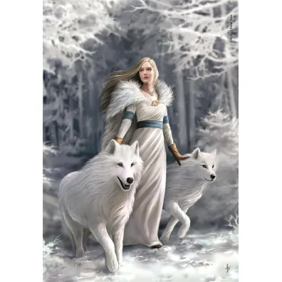 Puzzle 1000 el. Anne Stokes Collection Winter Guardian Clementoni