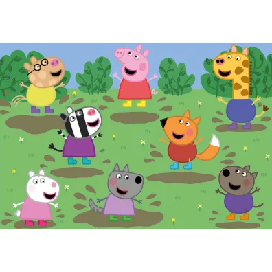 Puzzle drewniane 2x25 el. �winka Peppa Educa