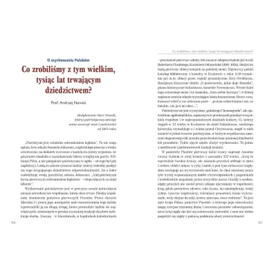 Dok�d zmierzamy? Wiara, tradycja, edukacja