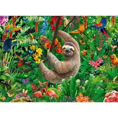 Puzzle 300 el. XXL Leniwiec Ravensburger