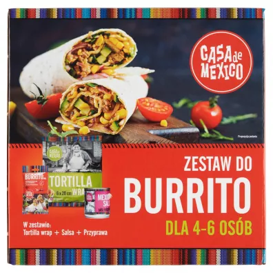 Casa De Mexico Zestaw do przygotowania burrito 475 g
