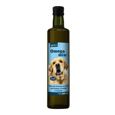 Oleje Kaszubskie Olej omega mix dla psa 250 ml