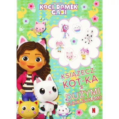 Koci Domek Gabi. Ksiecz-kot-ka z naklejkami