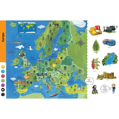 Obrazkowy atlas �wiata. (seria z pi�rem KAKADU)
