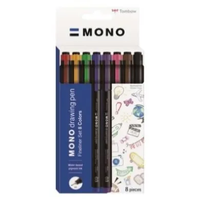 Tombow Cienkopis mono drawing 8 kolor�w