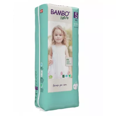 Bambo Nature Pieluszki 5 XL (12-18 kg) 44 szt.